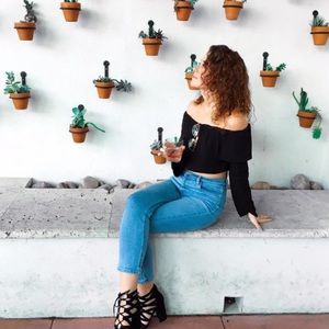 Black Longsleeve Top